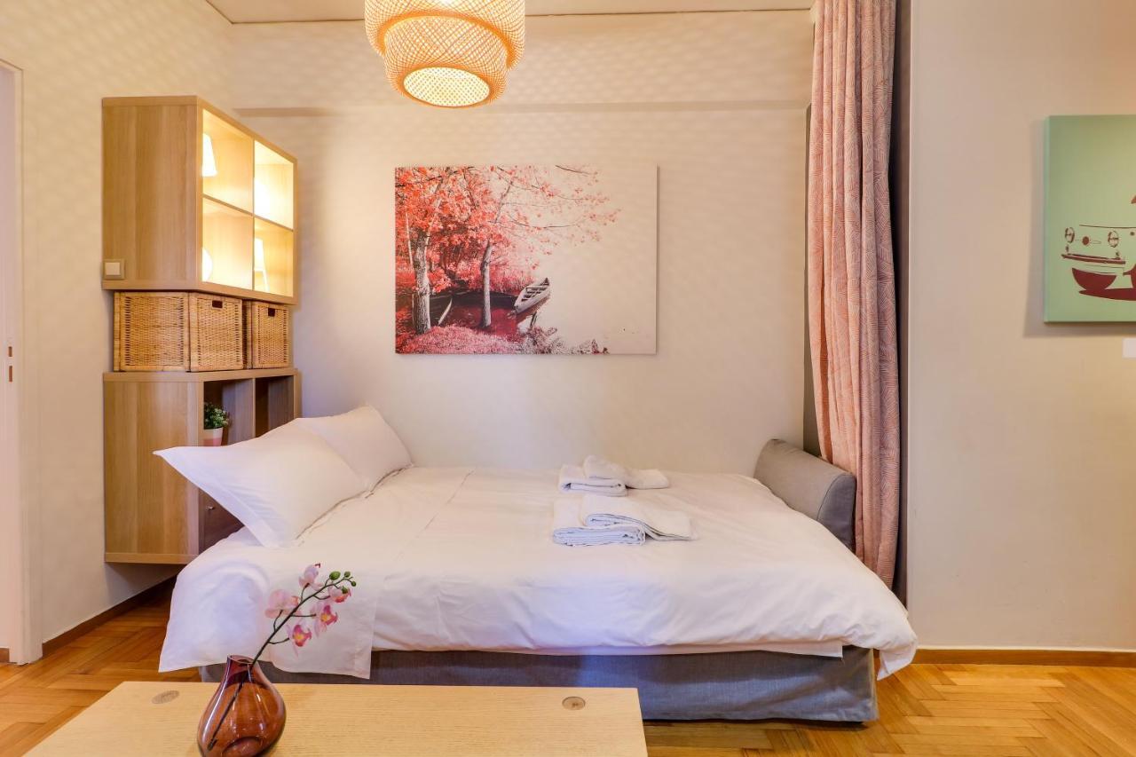 Spacious Central Flat☆3Min To Metro☆Ac|Netflix|Pc Athén Kültér fotó