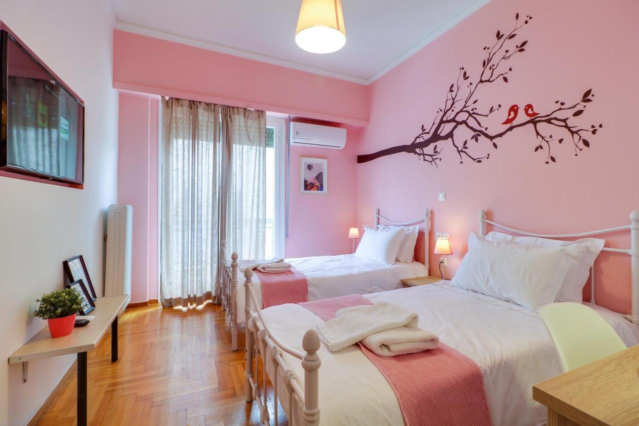 Spacious Central Flat☆3Min To Metro☆Ac|Netflix|Pc Athén Kültér fotó
